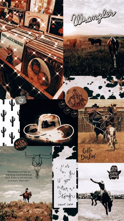 Multiple sizes available for all screen sizes and devices. . Aesthetic wallpapers cowgirl